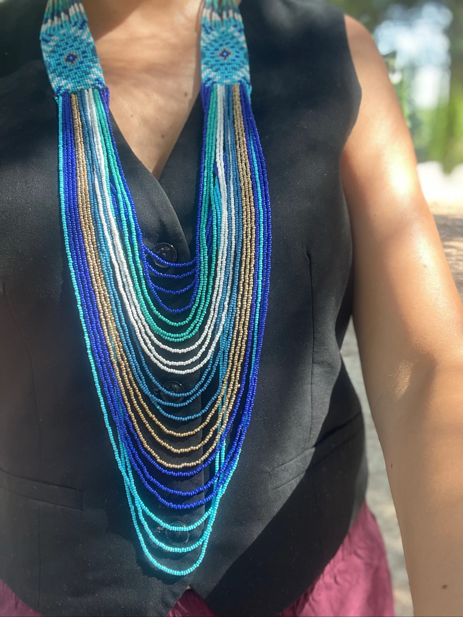 Handmade multi-strand necklace – photo 5